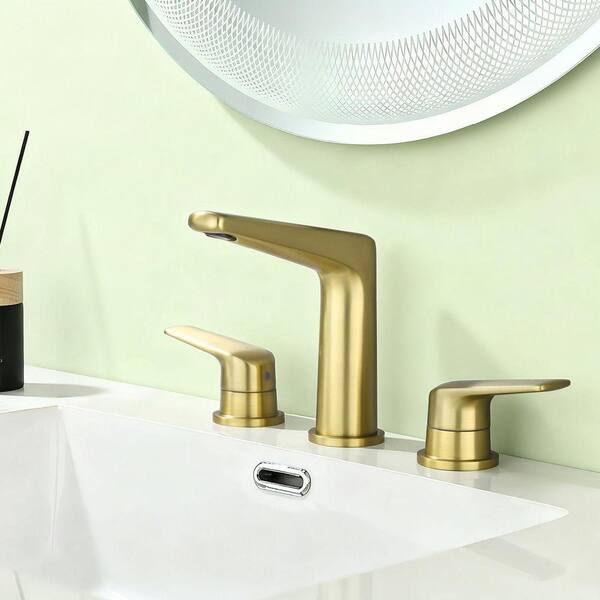 8 in. Widespread 2-Handle Bathroom Faucet with Pop-up Drain