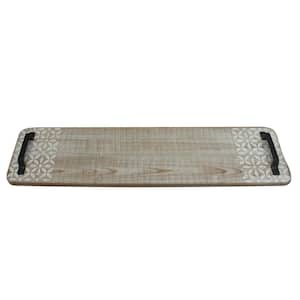 StyleCraft Unfinished Wood Tray, 9.25 inch x 16 inch, WS22064