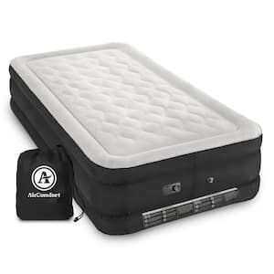 Deep Sleep Twin Size Raised Air Mattress with Built in Pump