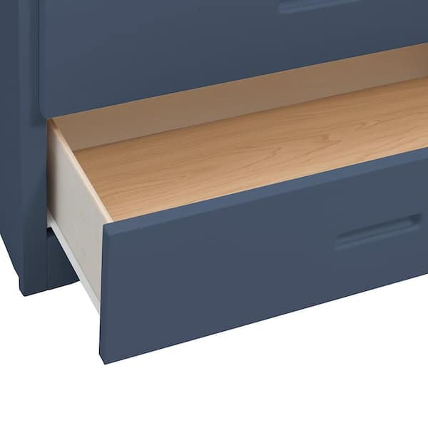 Lazzara Darden Blue 4-Drawer 30 in. W Chest of Drawers B2083BU-9