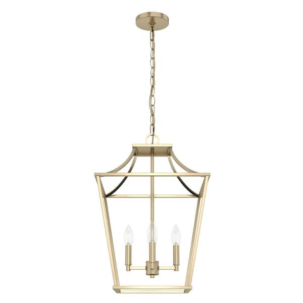 Laurel Ridge 4 Light Alturas Gold Lantern Pendant Light Kitchen Light