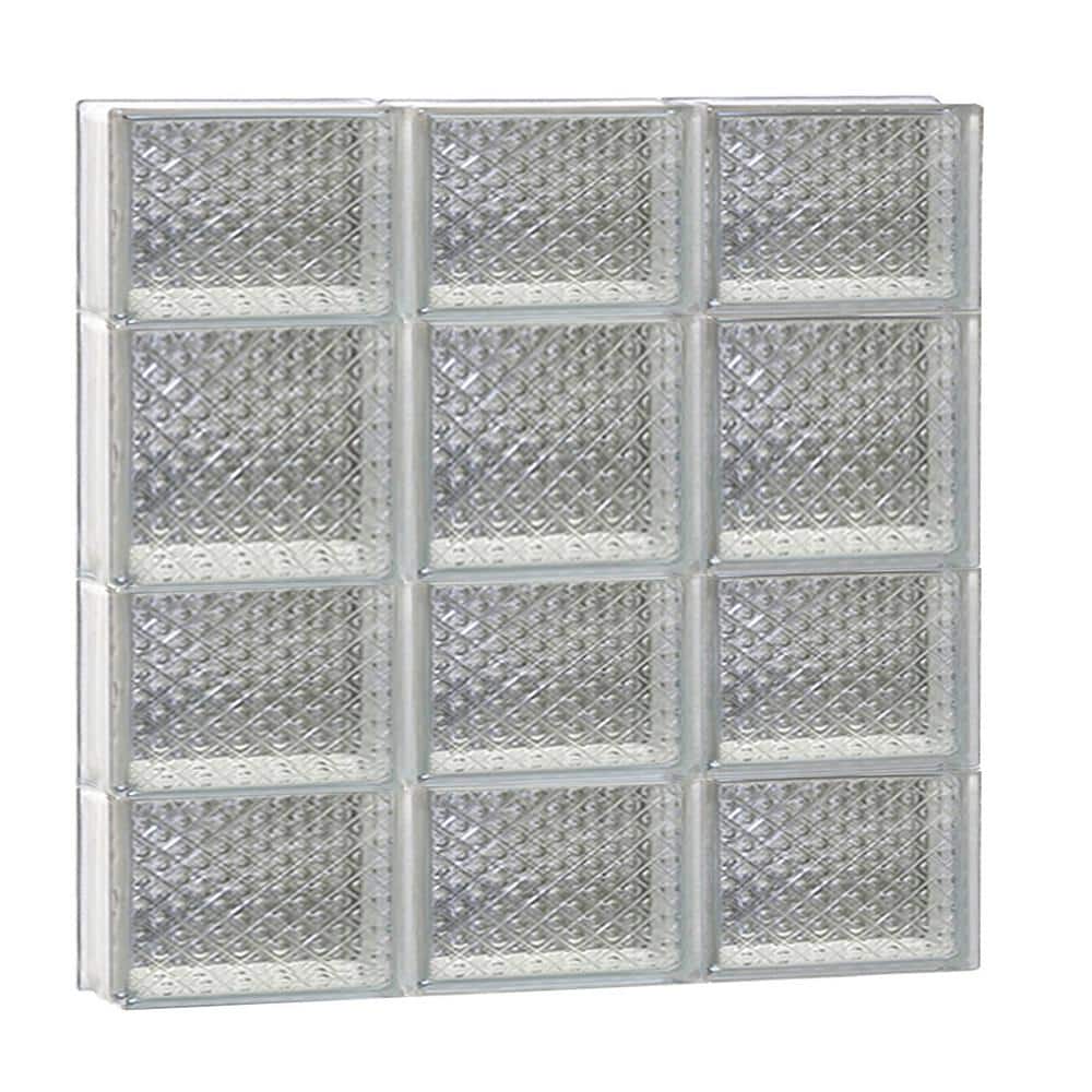 Clearly Secure 23.25 in. x 25 in. x 3.125 in. Frameless Non-Vented ...