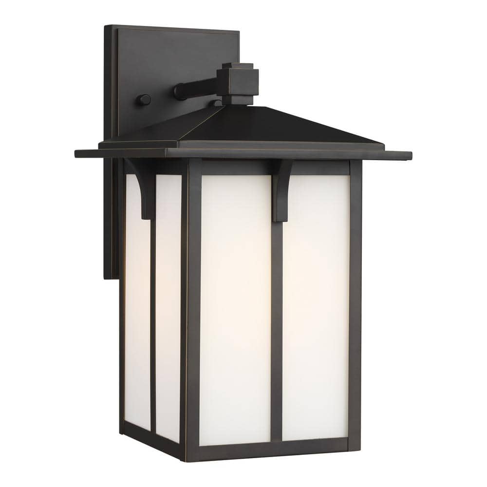 Antique Bronze Tomek Energy Star Outdoor Wall Lantern