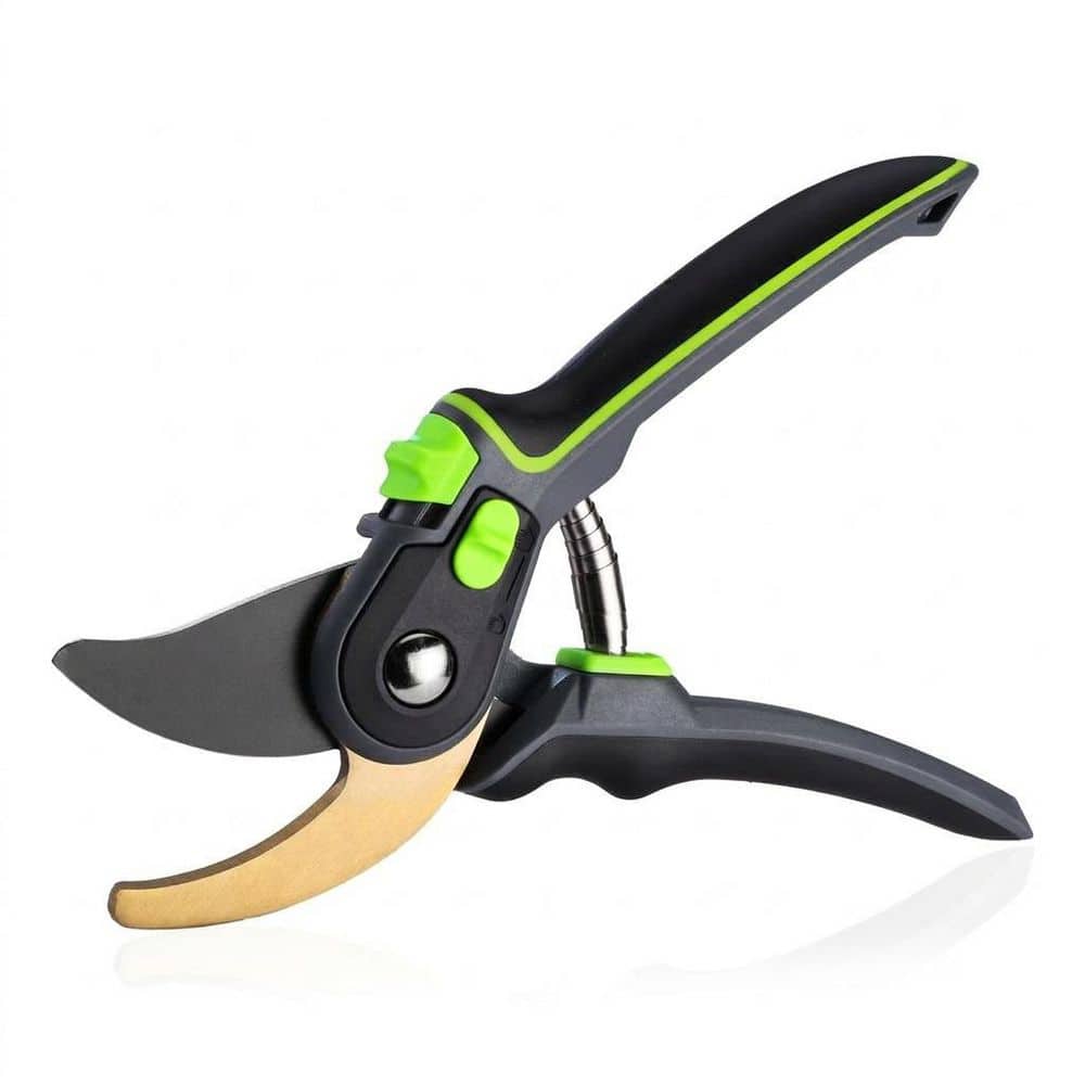 9 in. Pruning Shears with Sharp Heat-Treated Steel Blade, Gold Titanium Coating, Adjustable Handle, Safety Lock price history on PriceWatchPro