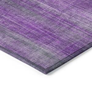 Chantille ACN552 Purple 1 ft. 8 in. x 2 ft. 6 in. Machine Washable Indoor/Outdoor Geometric Area Rug