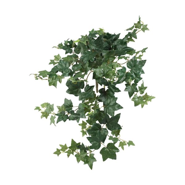 Nearly Natural Indoor 32 in. Puff Ivy Hanging Artificial Plant (3-Set)