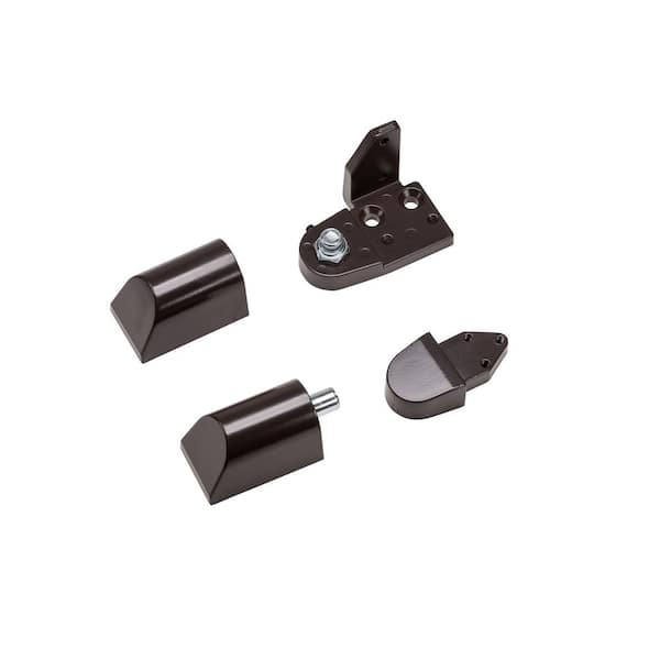 Global Door Controls Amarlite Style 3/4 in. Duronodic Right Hand Offset Door Pivot Hinge Set for Adams Rite Type Storefront Door