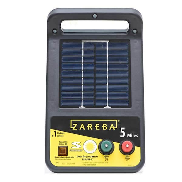 Zareba Solar Energizer - 0.1 Joule ESP5M-Z - The Home Depot