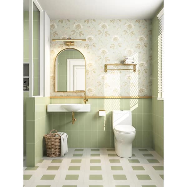 Ally 10 in. Rough in Size 1-Piece 1.1/1.6 GPF Dual Flush Elongated Toilet in White, Seat Included