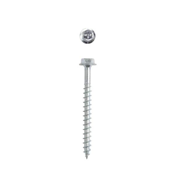 1/4 in. x 3 in. Powerlag Hex Drive Washer Head Zinc Coated Lag Screw (50 per Box)