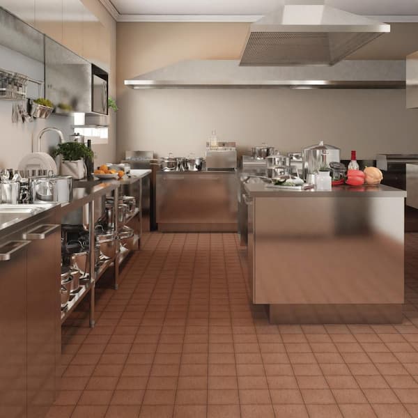 Lincoln Quarry Abrasive Mayflower Red 6 in. x 6 in. Ceramic Floor and Wall Tile (7.56 sq. ft. /Case)