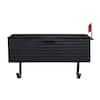 Oakland Living Black Patriotic Metal Wall Mounted Mailbox with