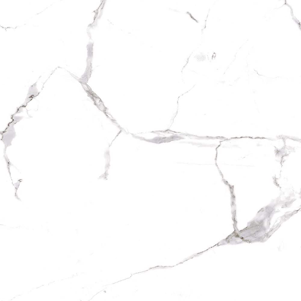 Titan 96" White Caruso Honed Shower Wall Kit