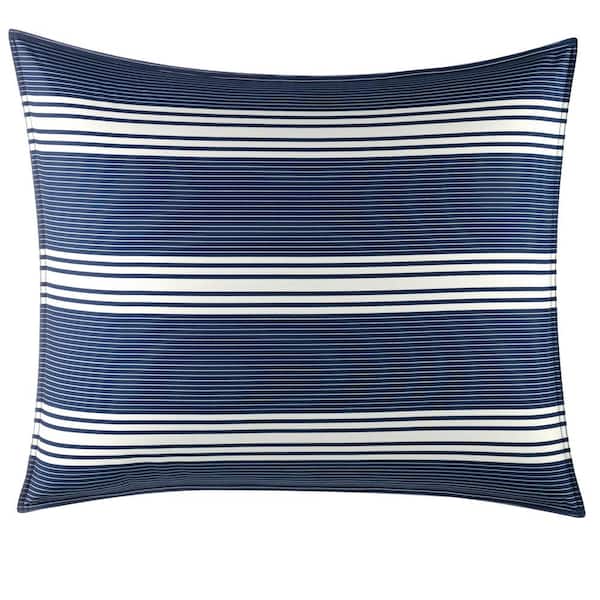 Nautica Bradford 2-Piece Multicolored Striped Cotton Twin Comforter Set  204946 - The Home Depot