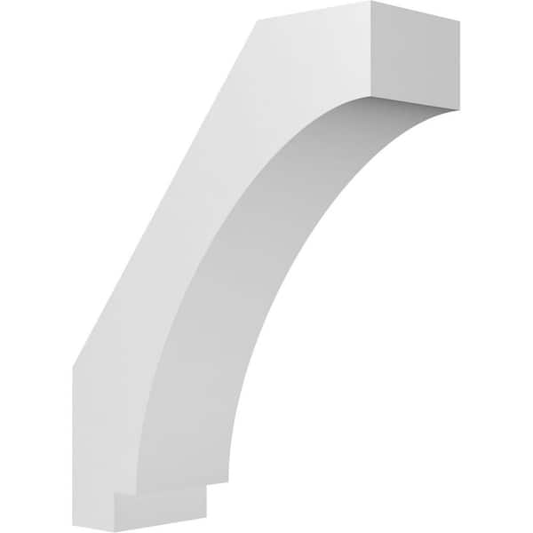 Ekena Millwork Imperial 5 in. x 18 in. x 14 in. Architectural Grade PVC Knee Brace