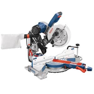15 Amp Corded 10 in. Dual-Bevel Sliding Glide Miter Saw with 60-Tooth Carbide Saw Blade