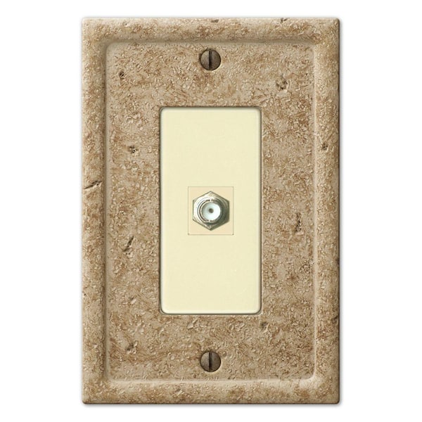 Creative Accents Brown 1-Gang Wall Plate