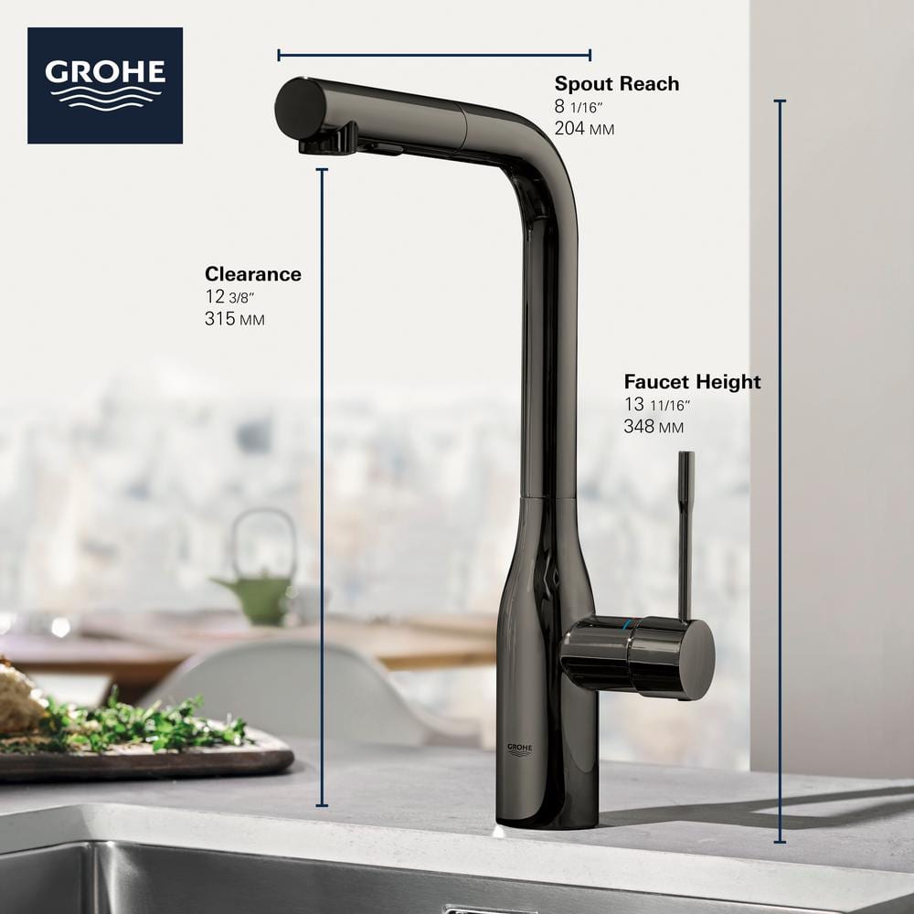 SuperSteel Modern Pull-Out Spray Kitchen Faucet