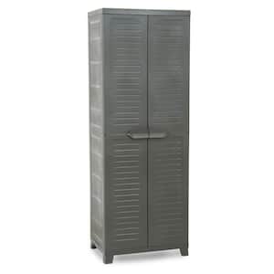 ELITE Dark Gray Adjustable 4-Shelf Storage Utility Cabinet