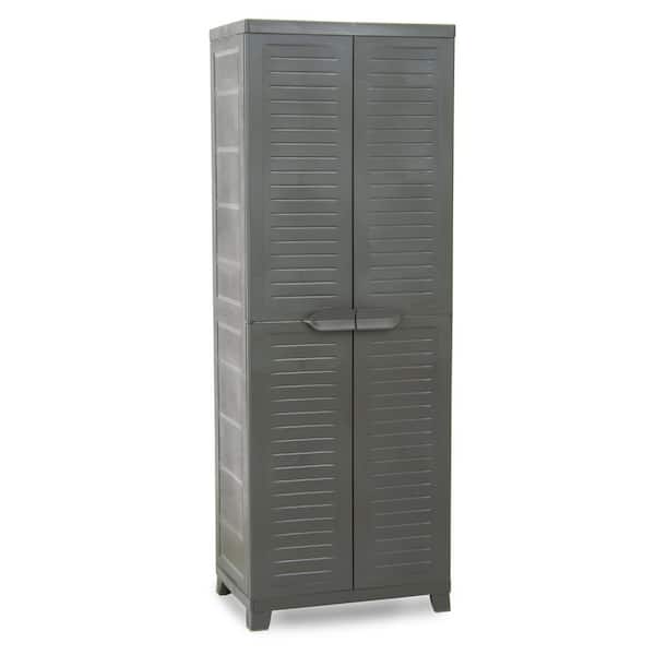 Ram Quality Products Ltd. ELITE Dark Gray Adjustable 4-Shelf Storage Utility Cabinet