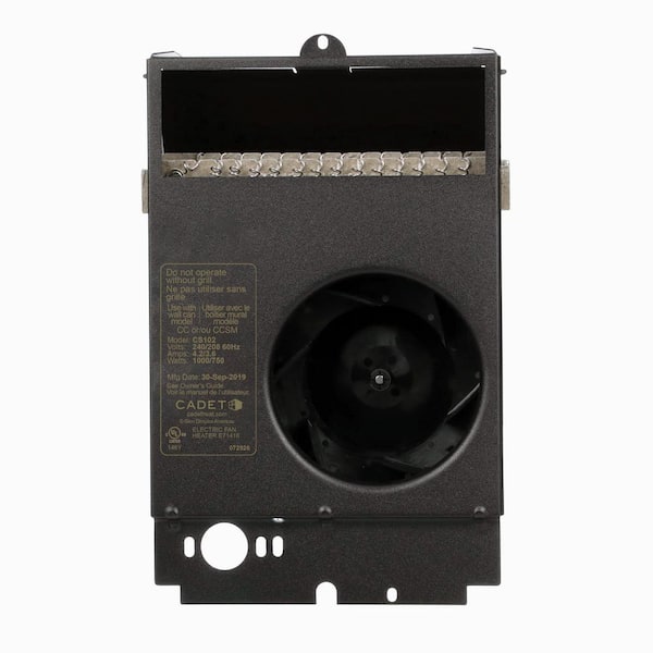 Com-Pak Plus 1000-Watt 240-Volt Fan-Forced Wall Heater Assembly