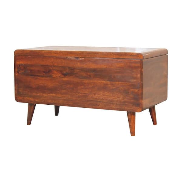 Cress Chestnut Solid Wood Trunk 35.43 in.