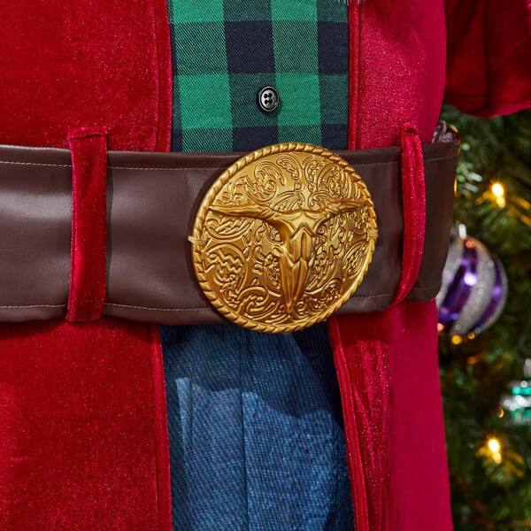 Santa Belt Gold Buckle, Christmas and Seasonal