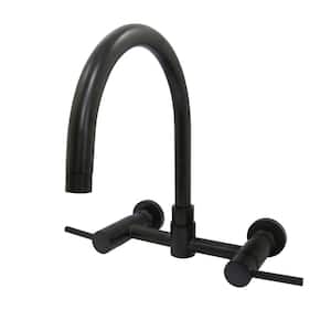 Concord 2-Handle Wall-Mount Standard Kitchen Faucet in Oil Rubbed Bronze