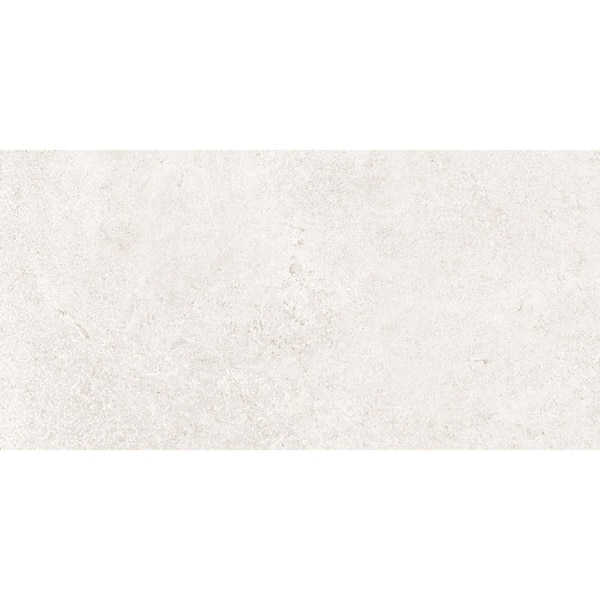 Italian Metalia Porcelain 12 in. x 24 in. x 9mm Flooring and Wall Tile - White (7 PCS/Case, 14 sq. ft./Case)