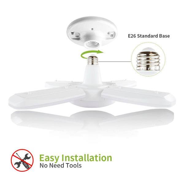 White Frosted Polycarbonate LED Screw-in Light Bulb