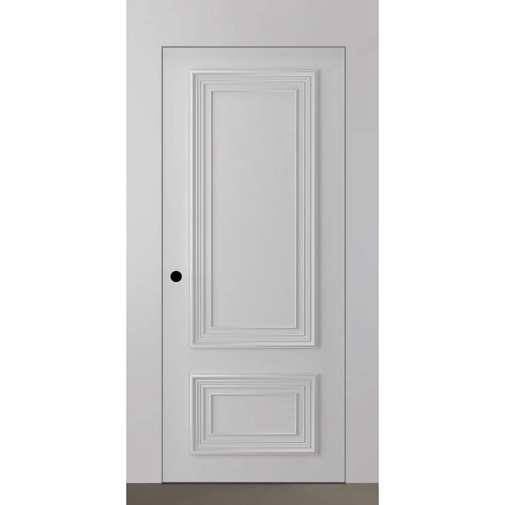Palazzo 2-Panel 28 in. x 96 in. Right-Handed Primed Composite Wood Single Prehung Interior Door  Hidden Frame Reverse price history on PriceWatchPro