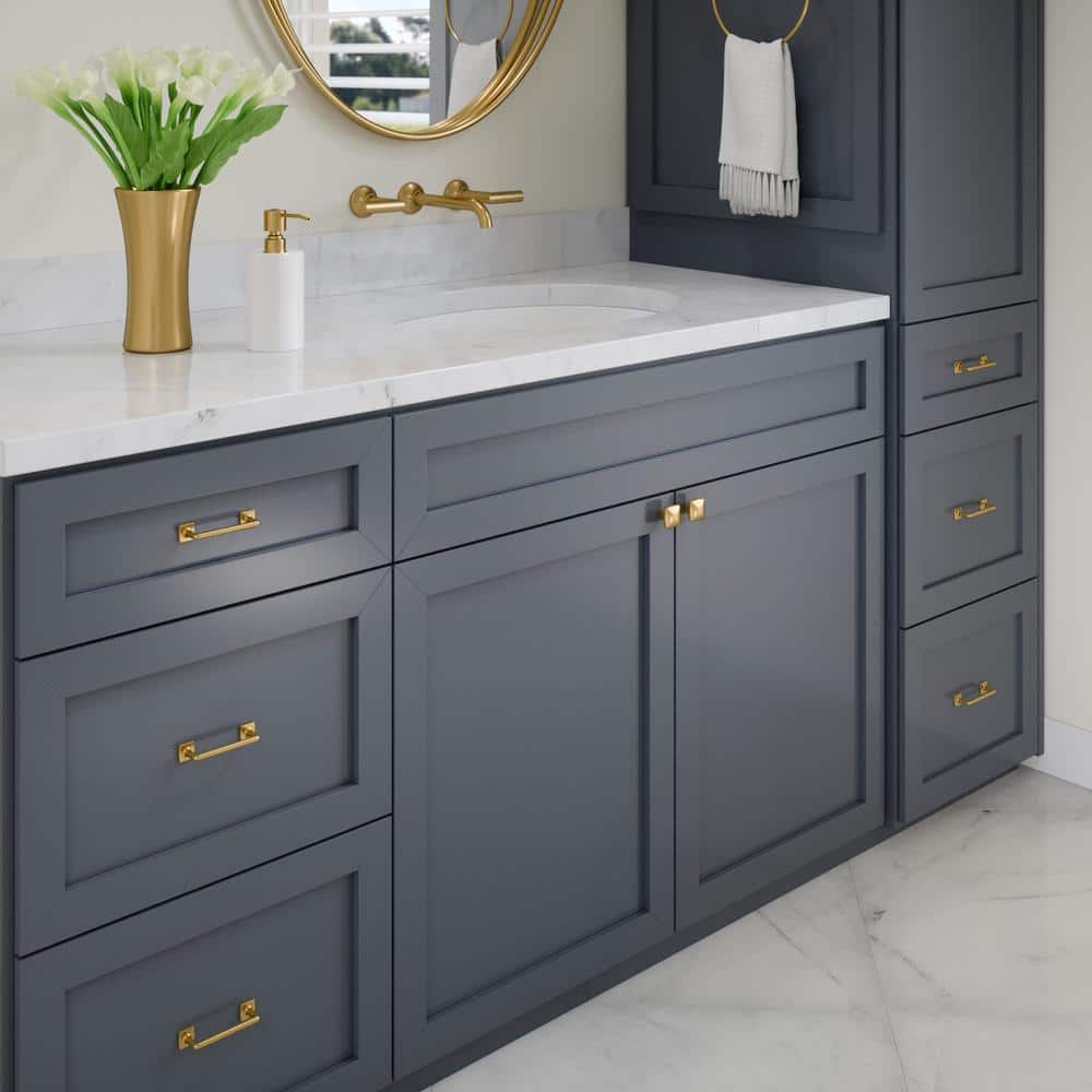 Boise Satin Brass 3-1/2" Center to Center Bar Pull