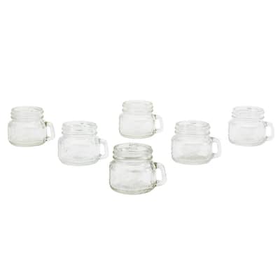 Honey-Can-Do 4-Piece 450ml, 700ml, 1000ml and 1650ml Glass Jar Storage Set  with Bamboo with Lids KCH-06527 - The Home Depot