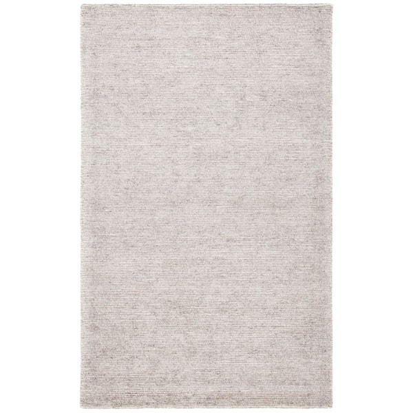 SAFAVIEH Himalaya Grey Doormat 3 ft. x 5 ft. Solid Color Area Rug