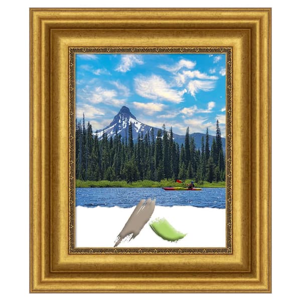 Amanti Art Parlor Gold Picture Frame Opening Size 11 x 14 in.