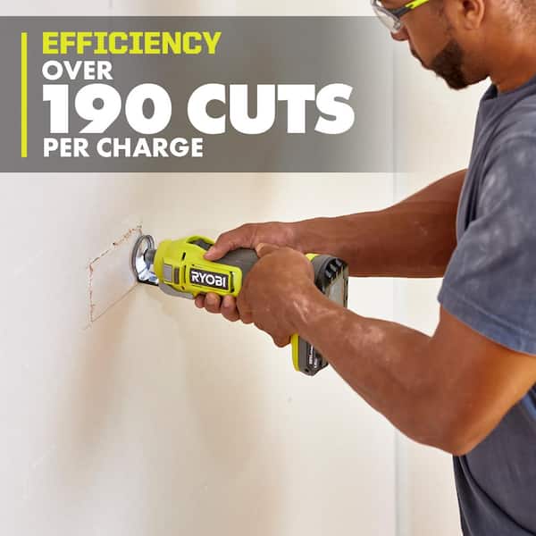 RYOBI ONE+ 18V Cut-Out Tool Kit with 1.5 Ah Battery and Charger PCL540K1 The Home Depot