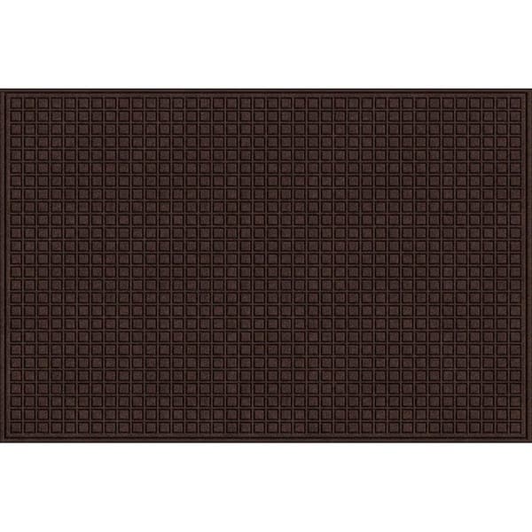TrafficMaster 48 in. x 72 in. Brown Synthetic Surface and Recycled Rubber Commercial Door Mat