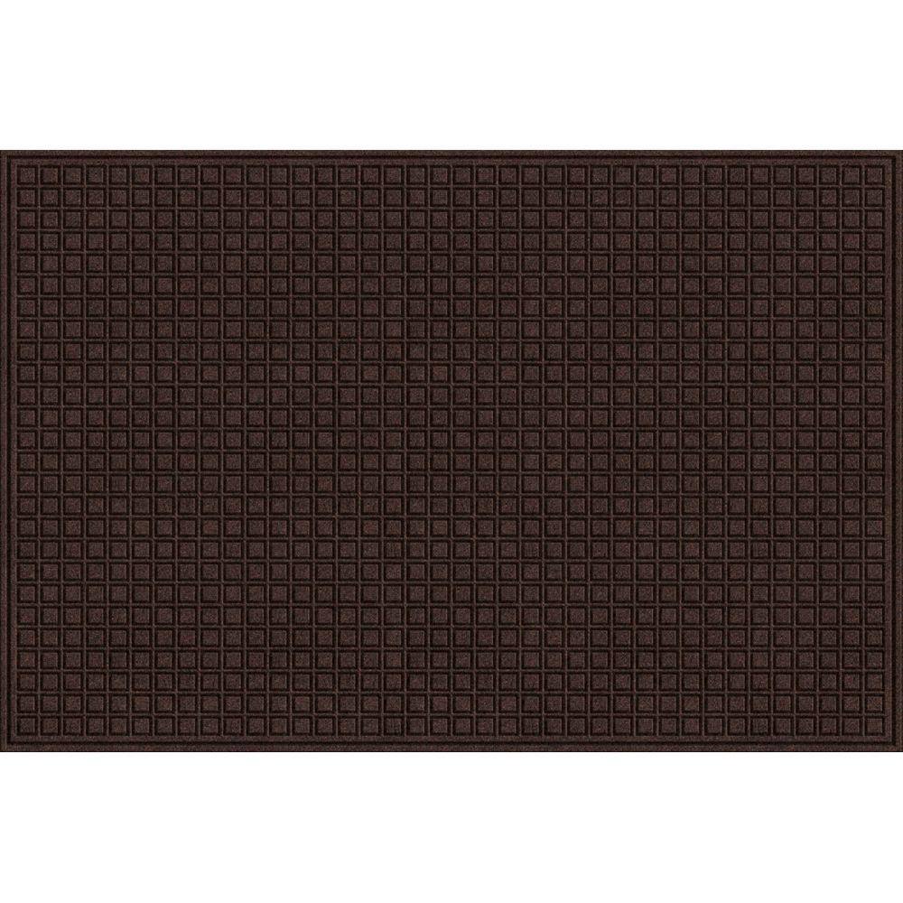 TrafficMaster 48 in. x 72 in. Brown Synthetic Surface and Recycled Rubber Commercial Door Mat