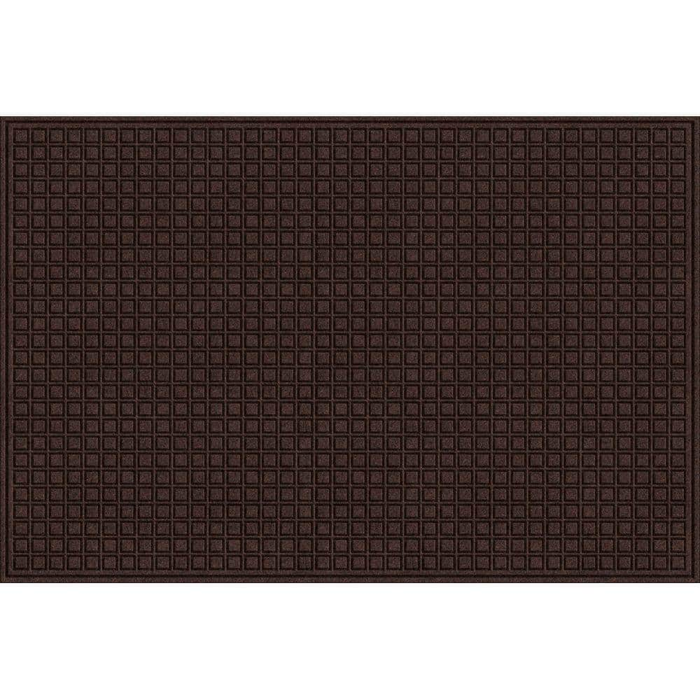 TrafficMaster 48 in. x 72 in. Brown Synthetic Surface and Recycled Rubber Commercial Door Mat