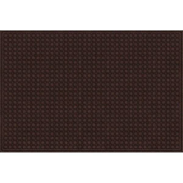 TrafficMaster 48 in. x 72 in. Brown Synthetic Surface and Recycled Rubber Commercial Door Mat