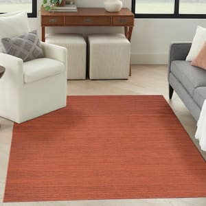Washable Essentials Brick 5 ft. x 7 ft. All-over design Contemporary Area Rug