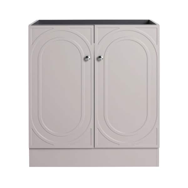 30 in. Bath Vanity Cabinet without Top in Khaki Unassembled