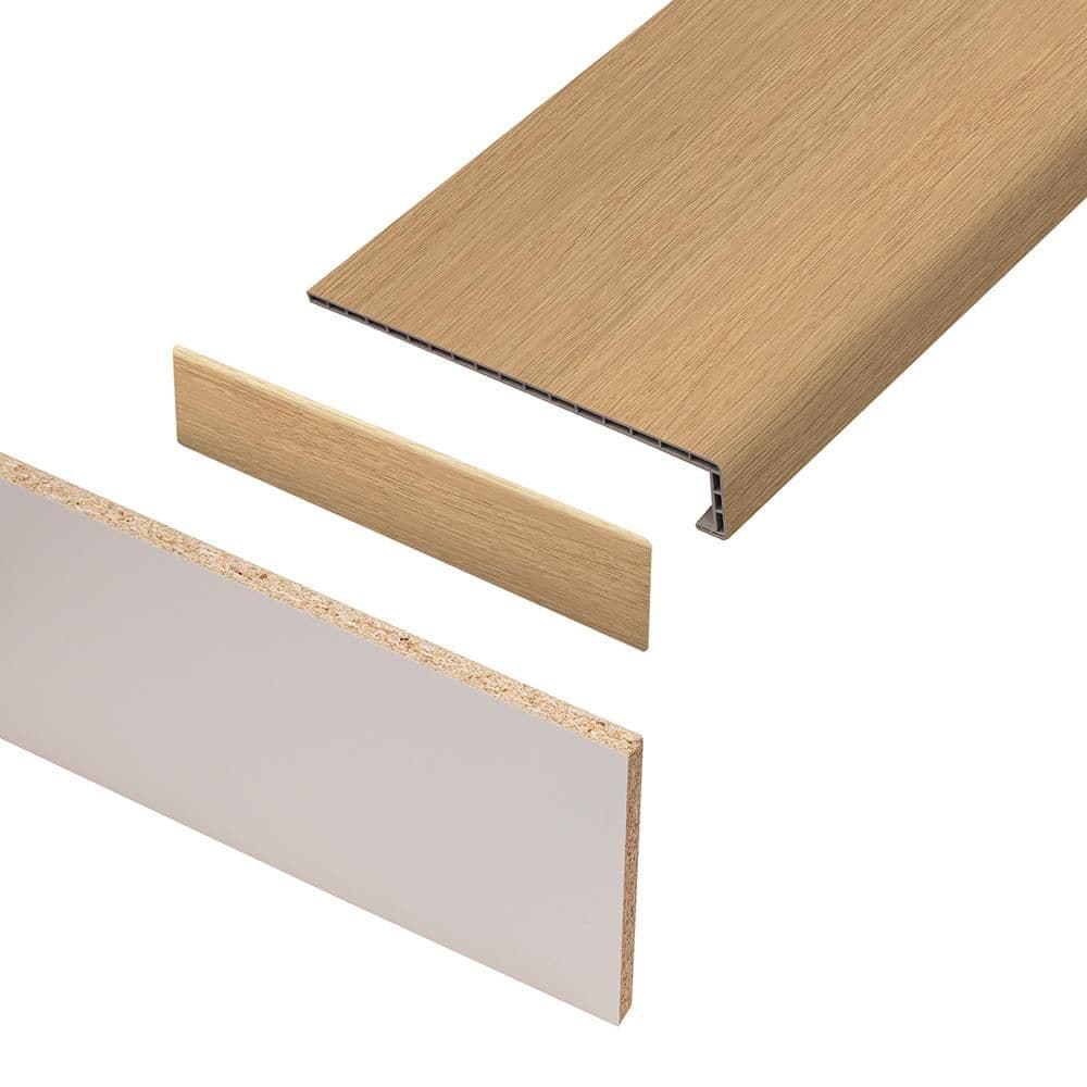 FRAPPE HUNT 53mm x 48in x 12in Single Exact Match Square Nose Stair Tread + Riser Combo Kit price history on PriceWatchPro