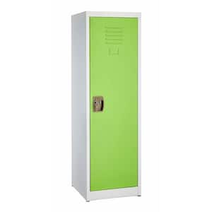 629-Series 48 in. H 1-Tier Steel Storage Locker Free Standing Cabinets for Home, School, Gym in Green