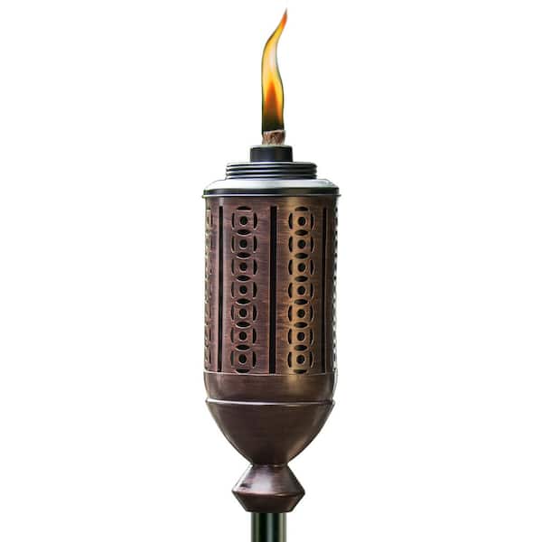 TIKI 65 in. Cabos Metal Torch Copper