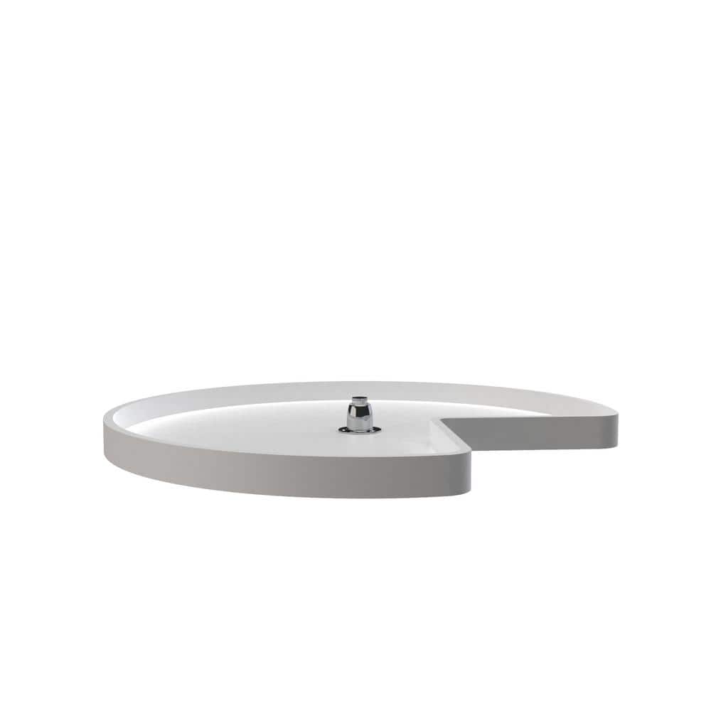 32 in White Polymer Kidney Lazy Susan with Bottom mount price history on PriceWatchPro