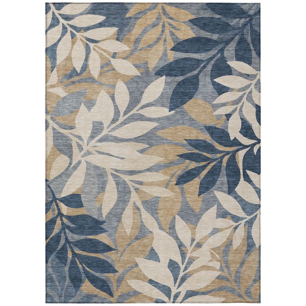 Chantille Machine Washable Indoor/Outdoor Abstract ACN2955 Navy 9 ft. x 12 ft. Area Rug price history on PriceWatchPro