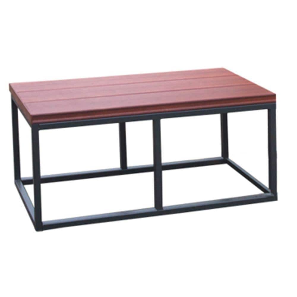 Mahogany 36'' Wide Synthetic Spa Bench