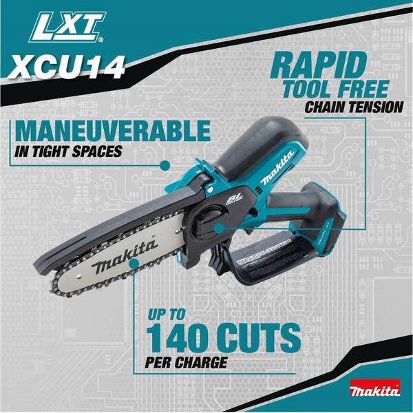 Makita XCU06Z-R 18V LXT 10" Top Handle Chain Saw – Certified Refurbished (Tool Only)