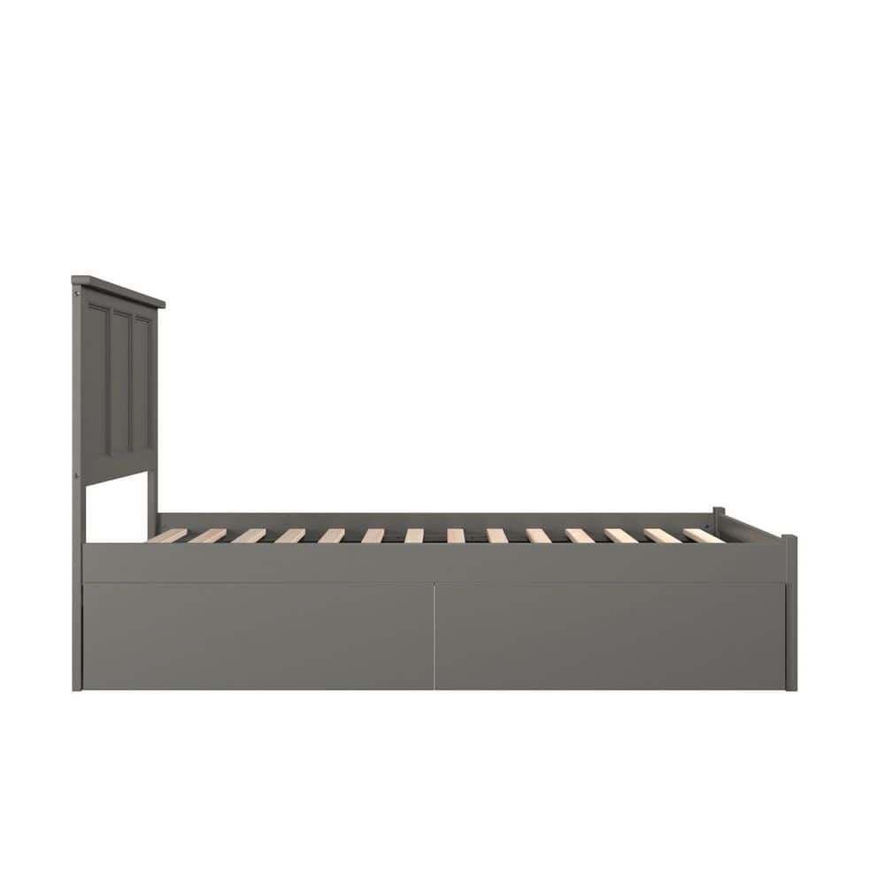 Madison Grey Solid Wood Frame Full Platform Bed - rated 4.0614 stars from 114 reviews